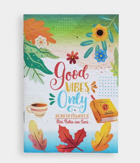 Mini Notes Good vibes only 494x573