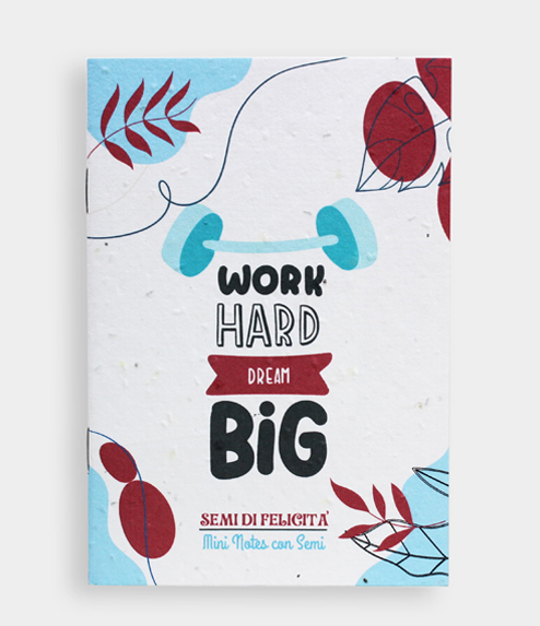 Mini Notes Work Hard Dream Big 494x573